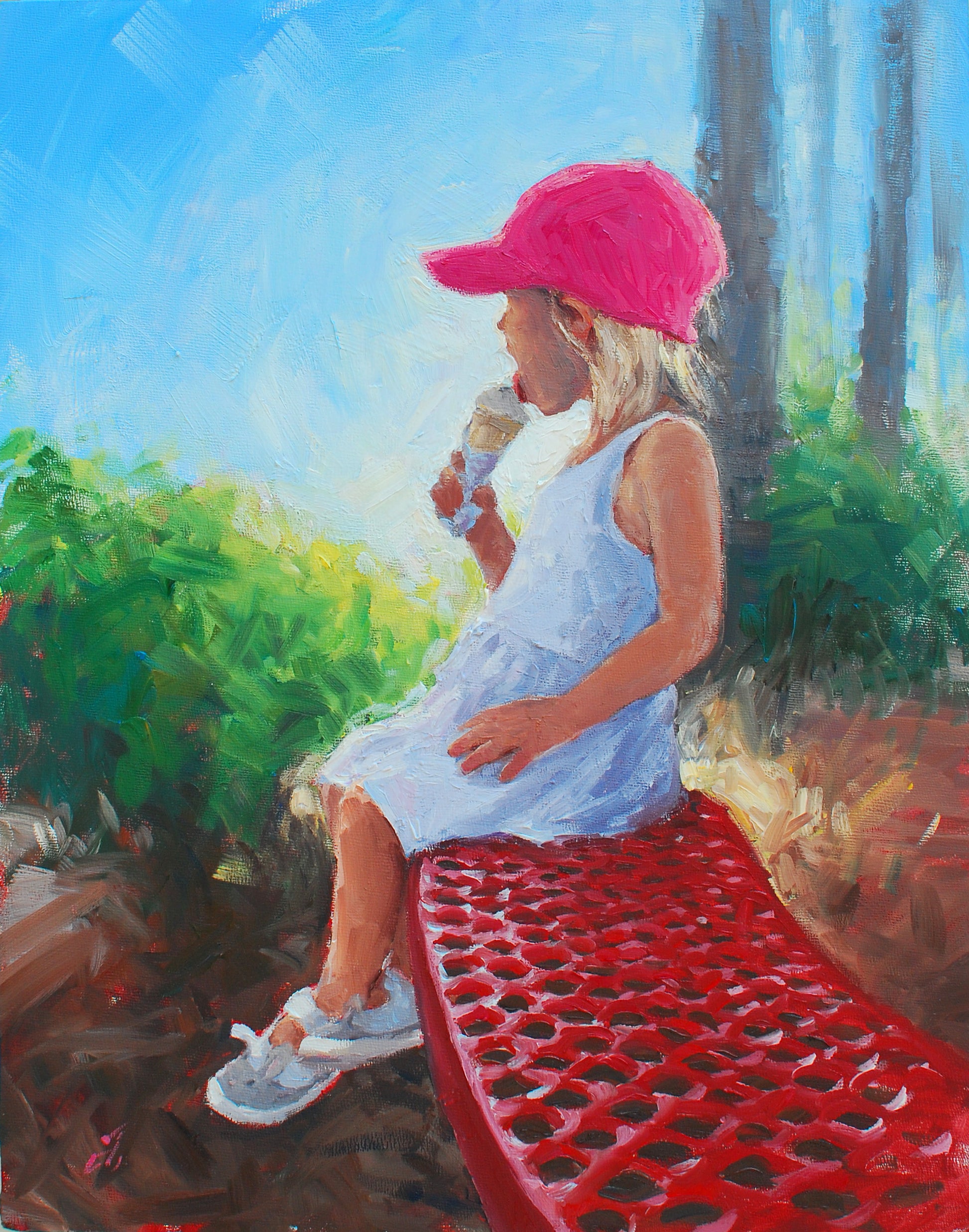Zuzu, 9x12, oil