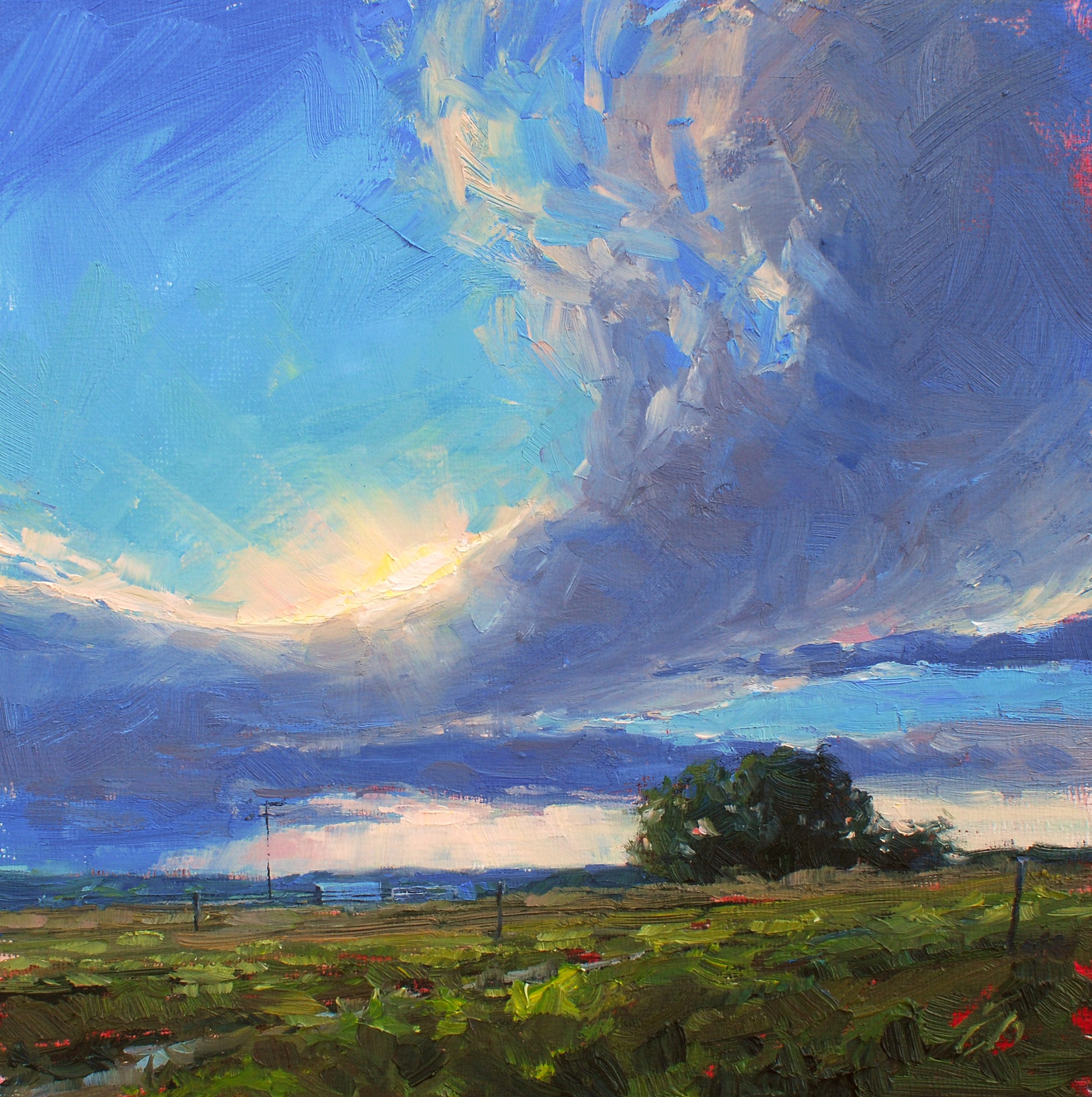 The Skies Proclaim, 8x8, oil