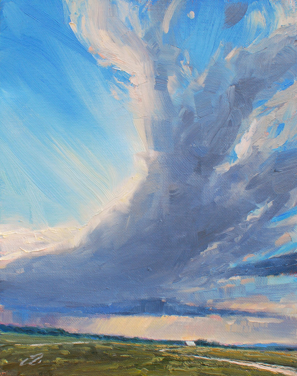 Wings of the Wind, 8x10 oil
