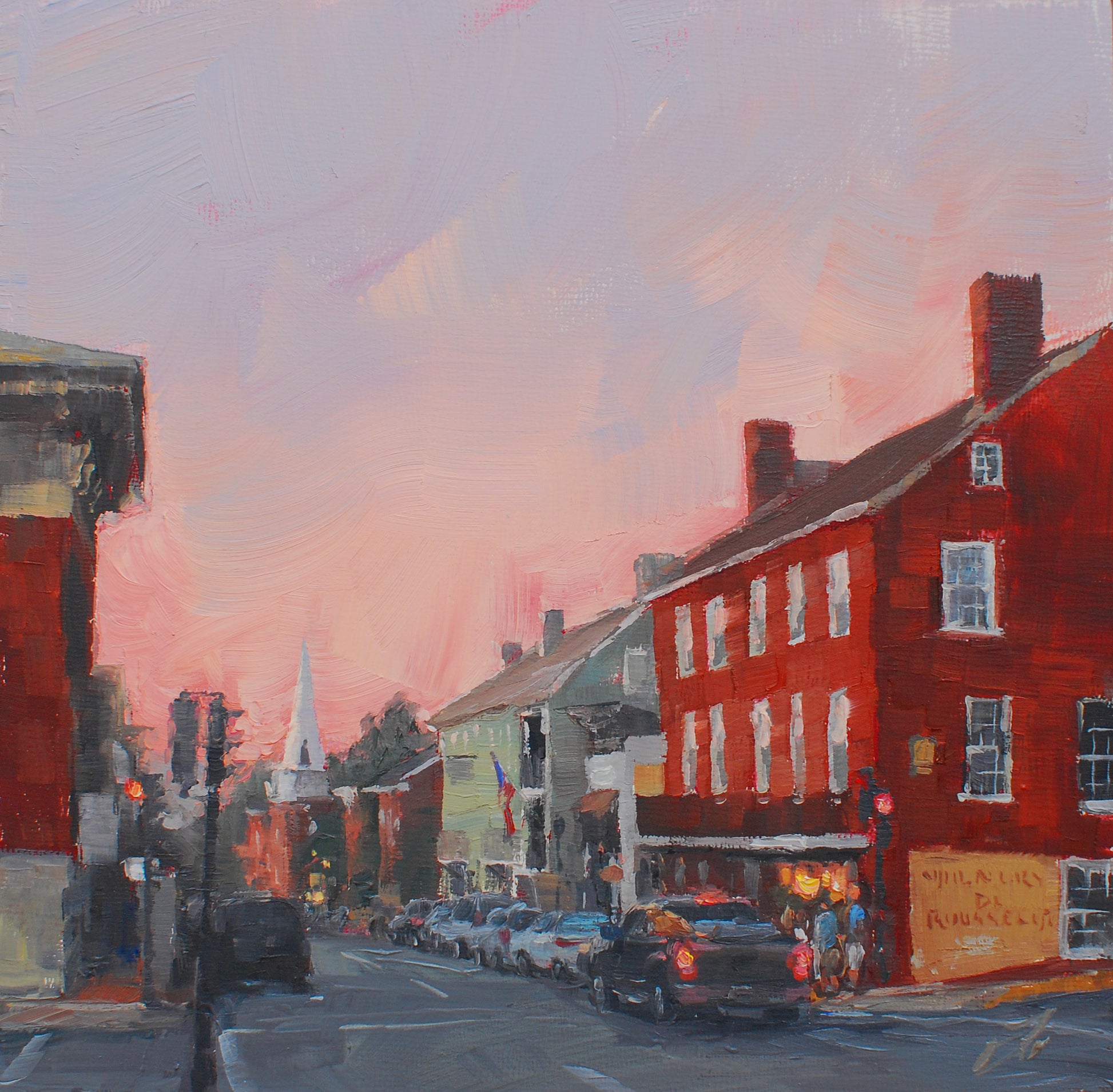 Evening Sky Over Main Street