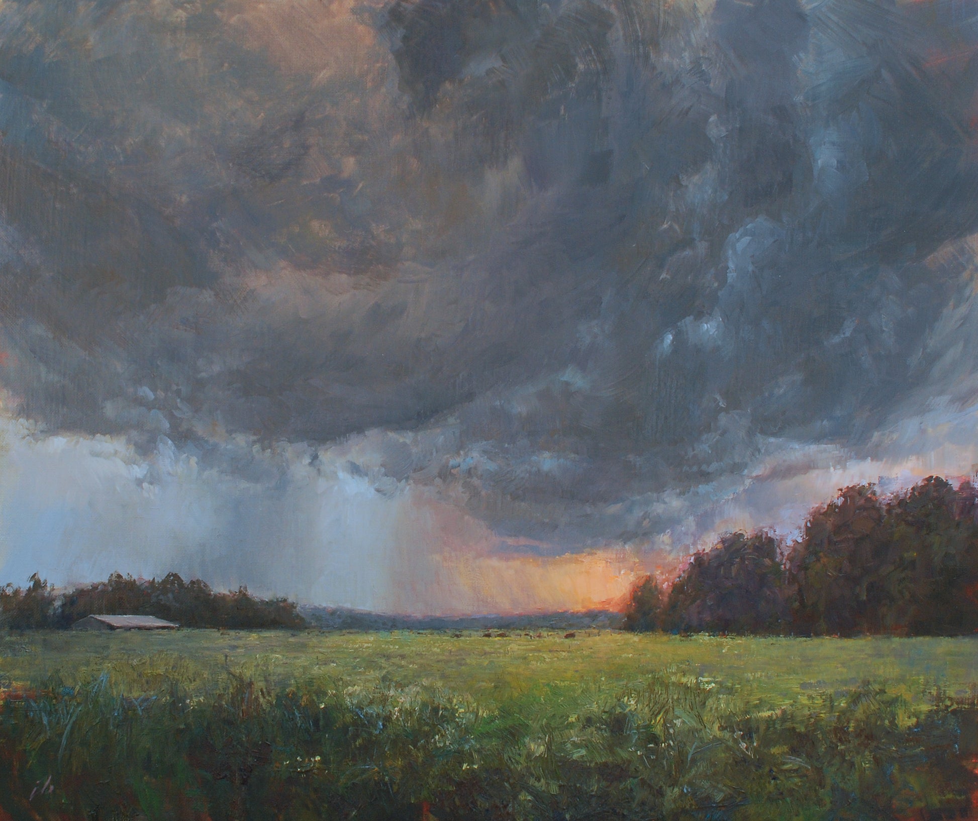 Gathering, 20x24