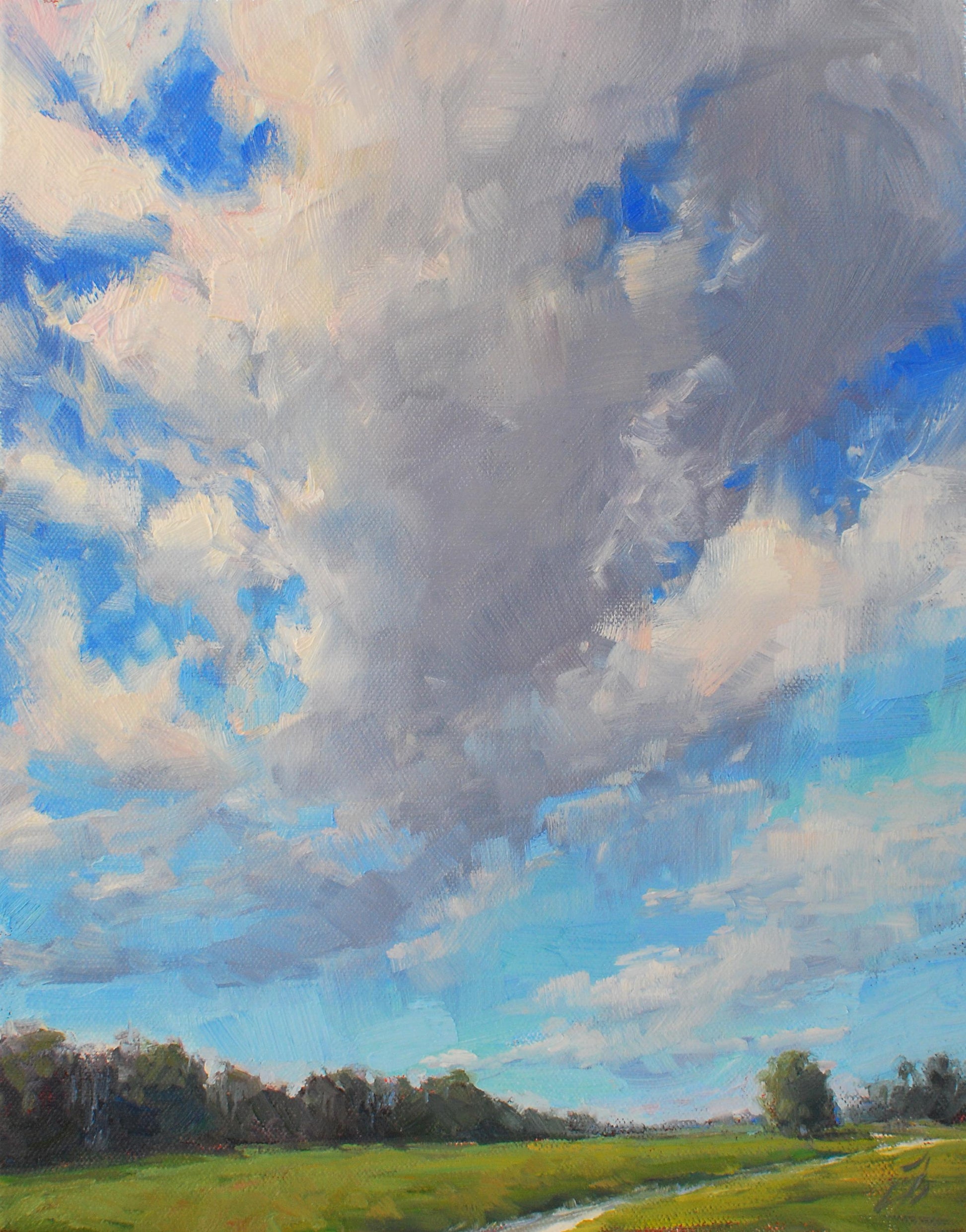 It Was Wednesday, 11x14, oil