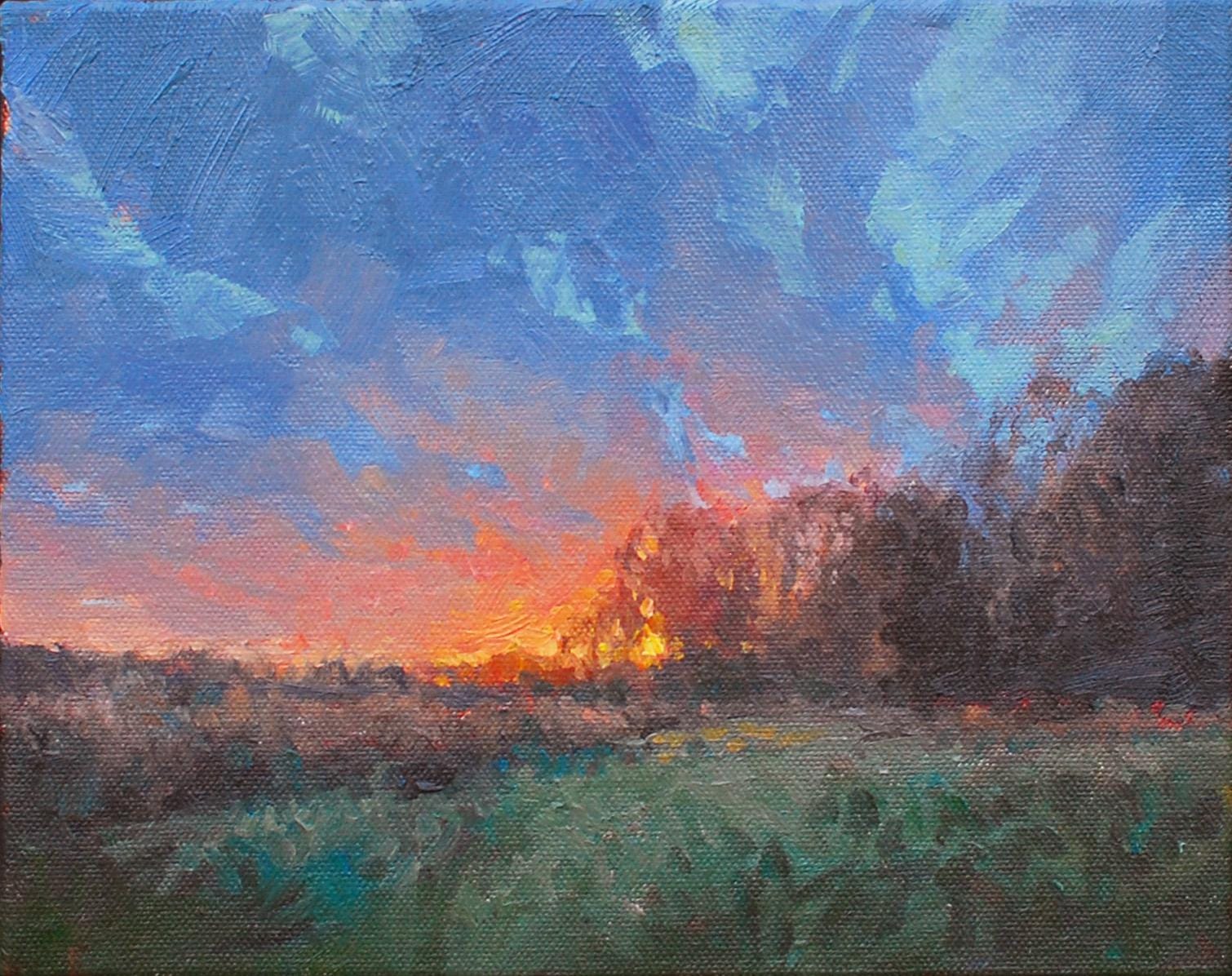 Gold Mine, 8x8, oil