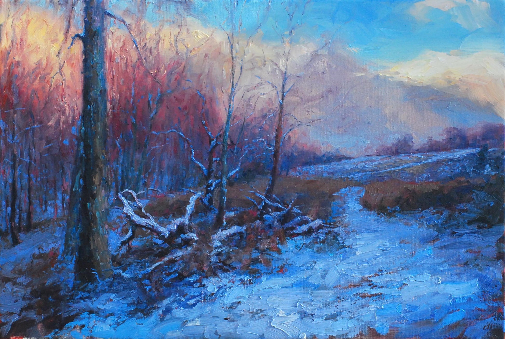 A Beautiful Stillness, 18x24, oil