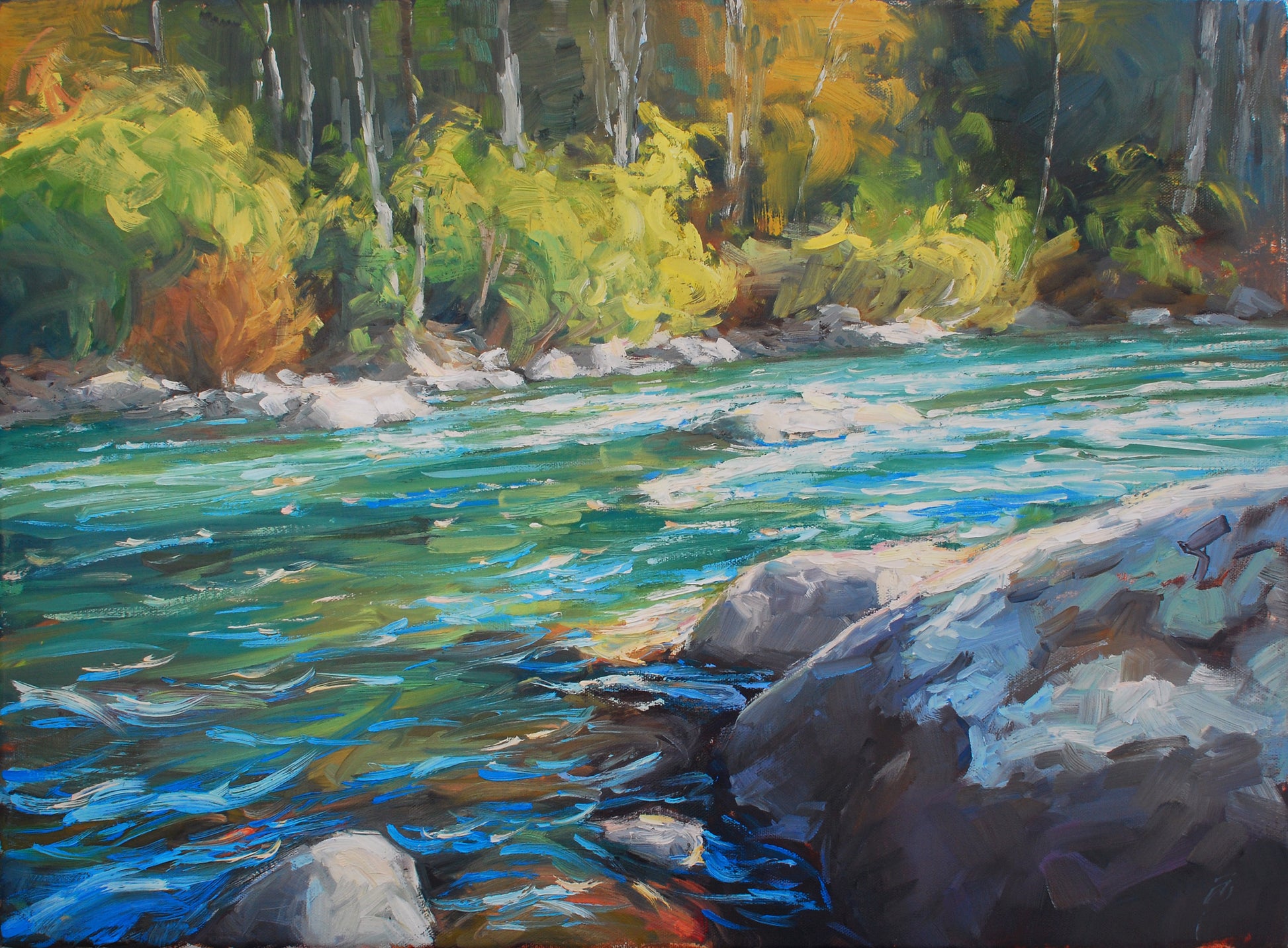 Colors of the Maury, 18x24, oil