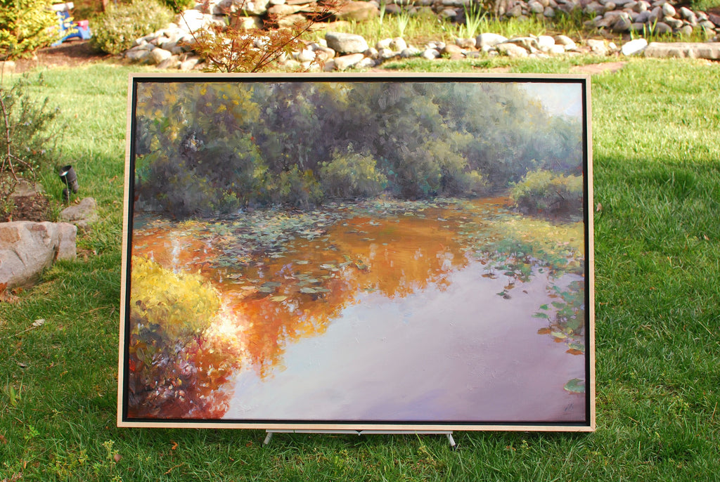 Waterlilies, 30x40, oil