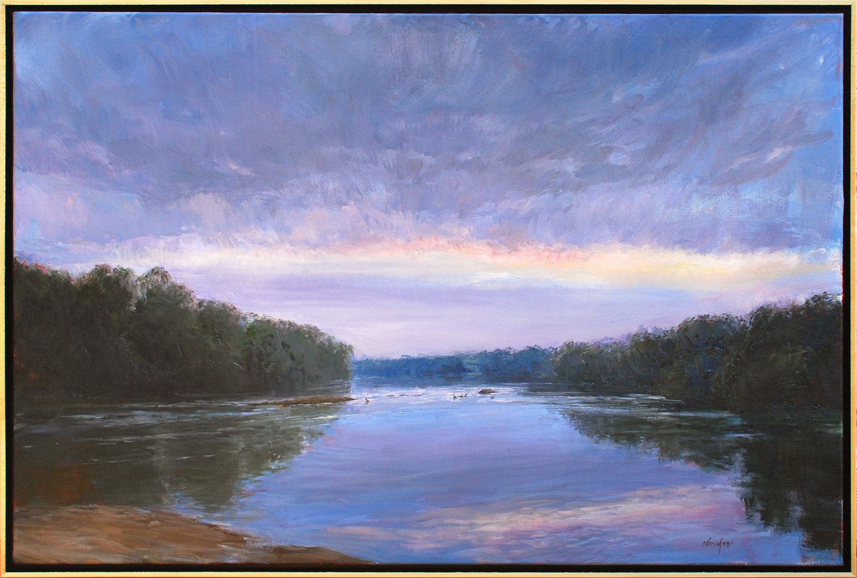Quiet Waters on the James, 24x36, oil