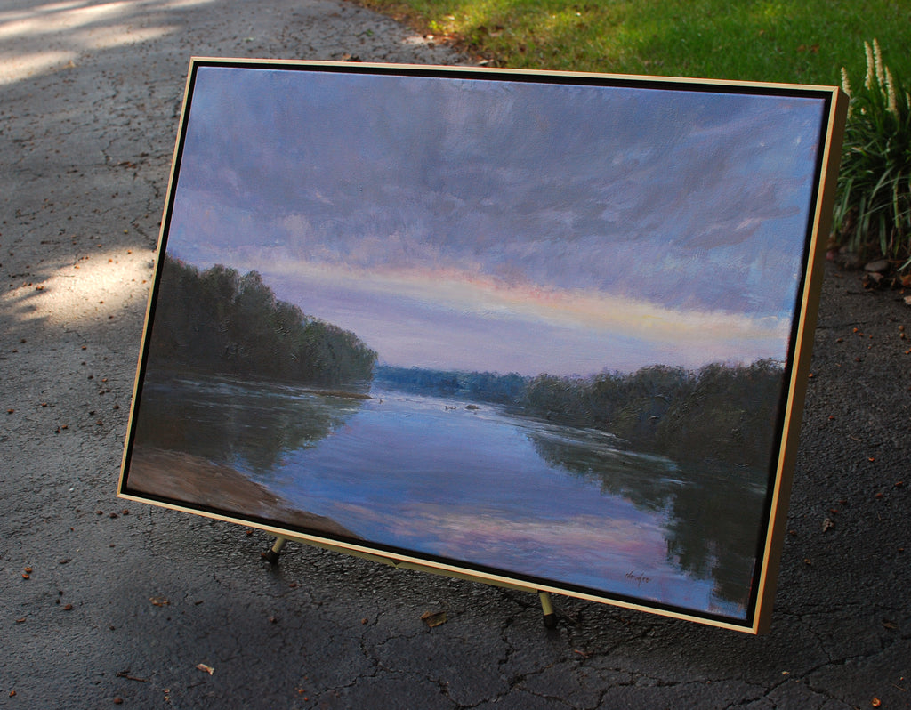 Quiet Waters on the James, 24x36, oil