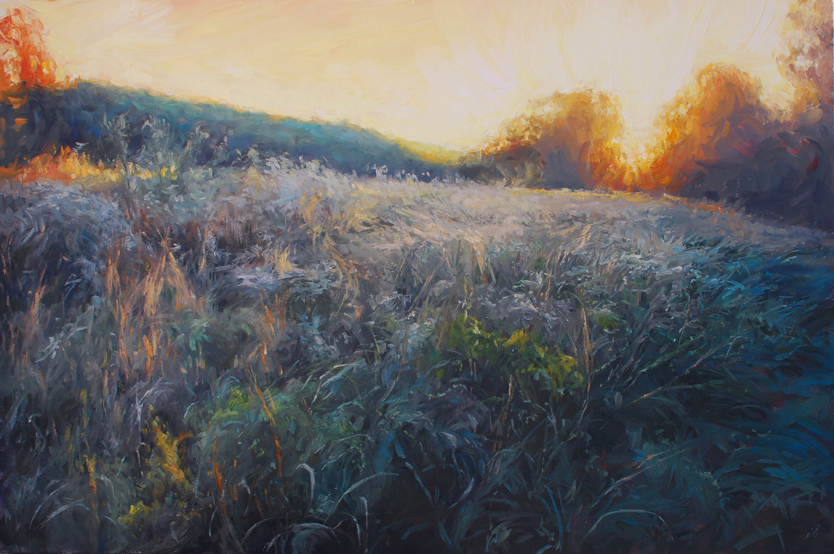 Were Every Stalk on Earth a Quill, 24x36, oil