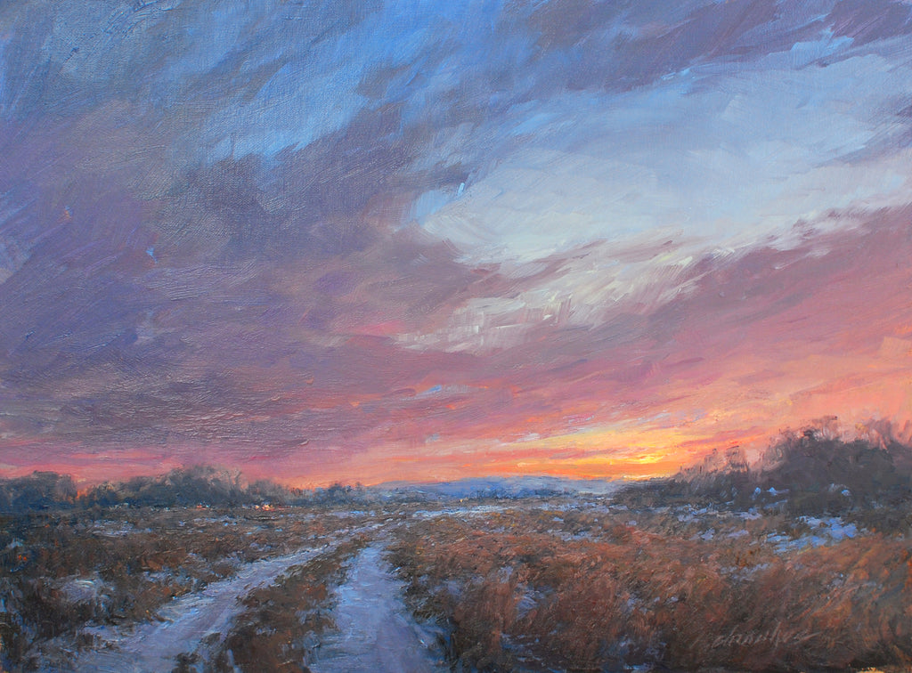 Evening Finds Its Way, 12x16