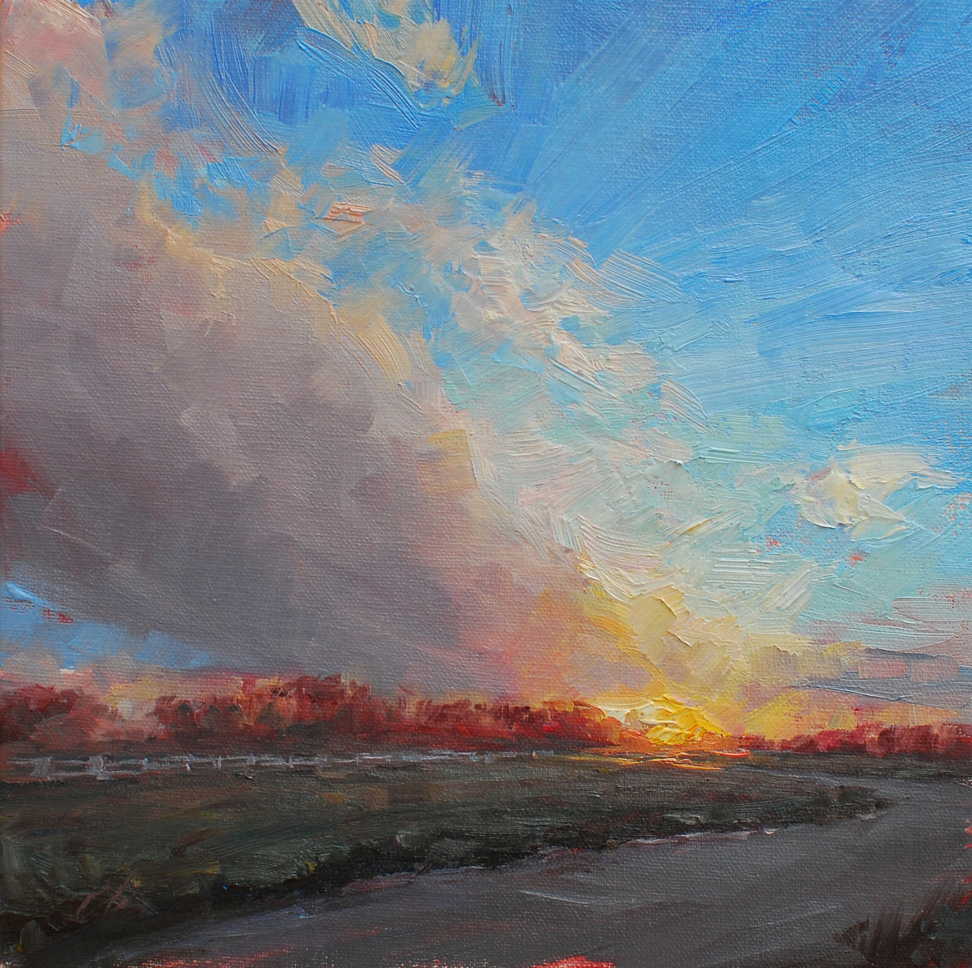 Extending, 8x8 oil
