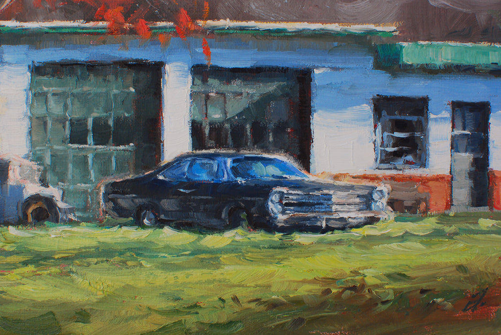 Ford Galaxie 500, 10x14, oil