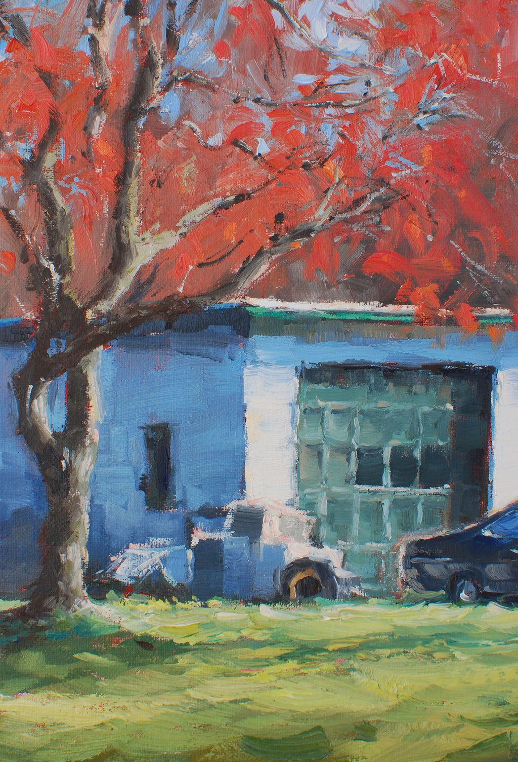 Ford Galaxie 500, 10x14, oil