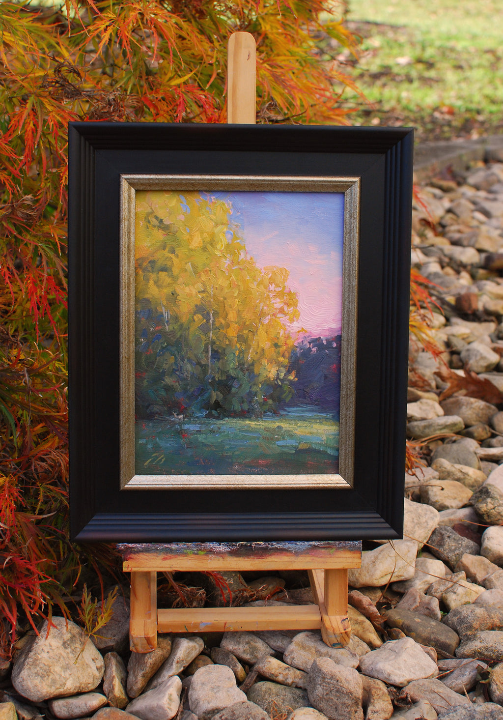 Morning Rises, 6x8, oil