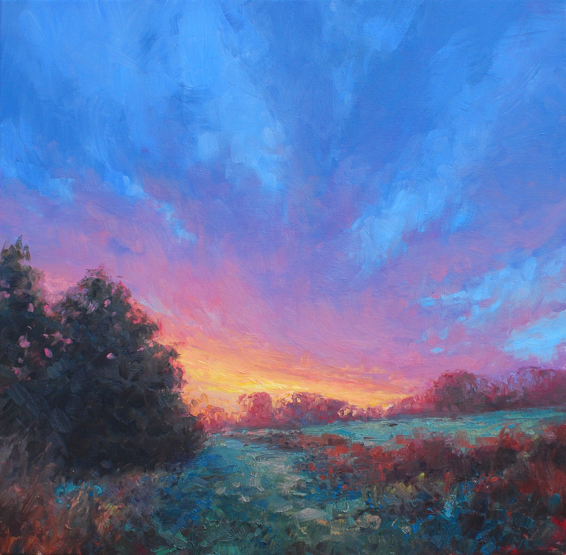 Nature's Palette, 20x20, oil