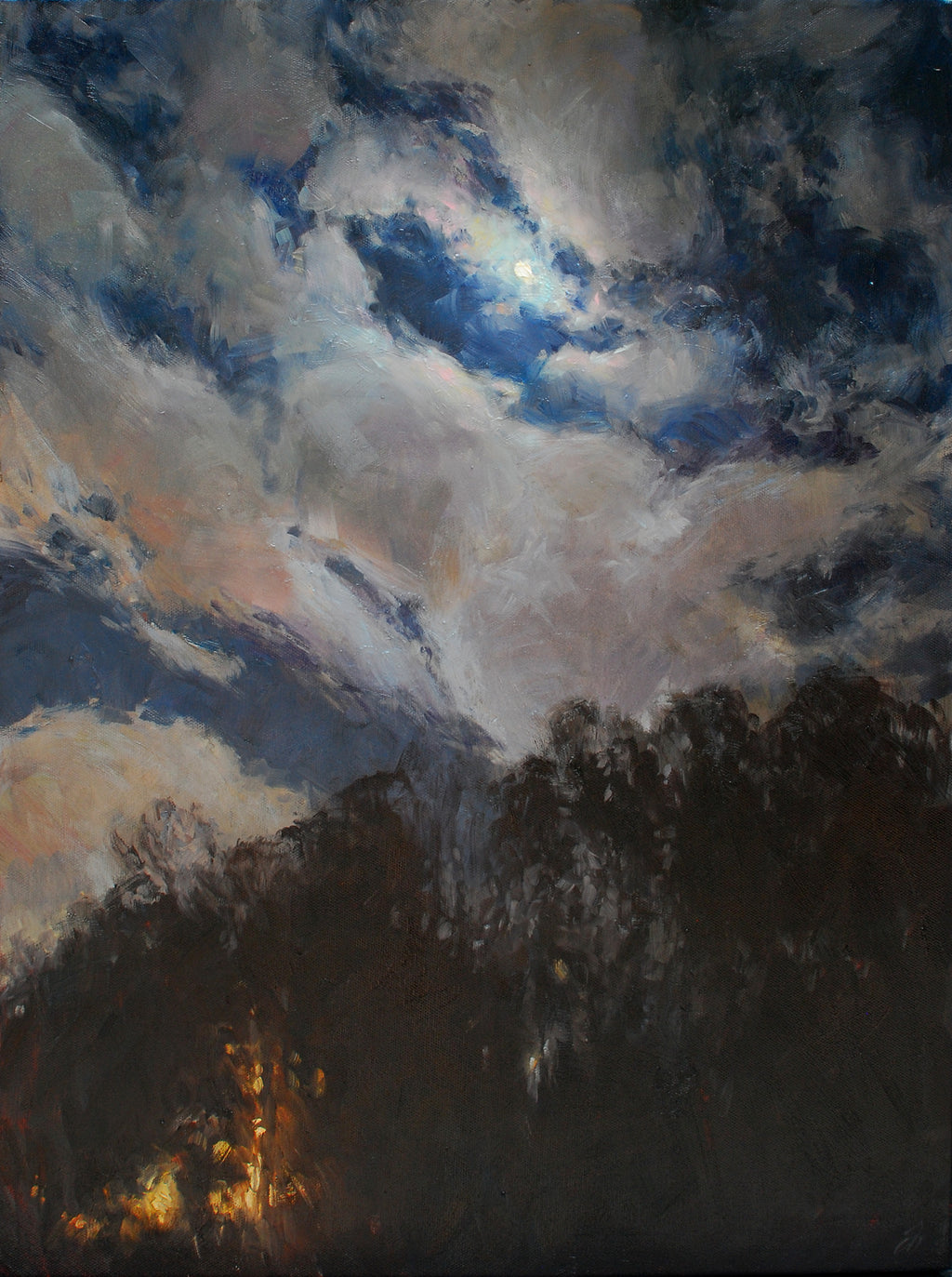 Parting, 18x24, oil