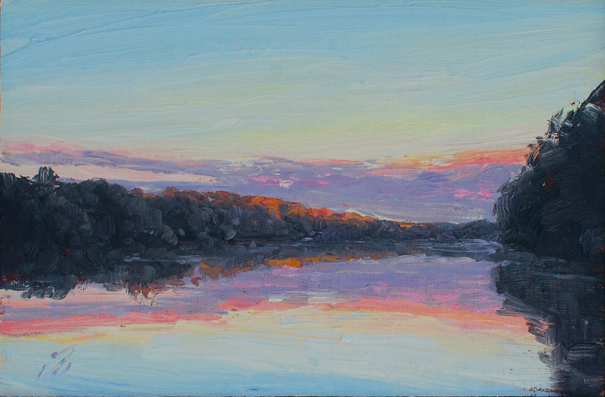 Reflections on the James, 6x9
