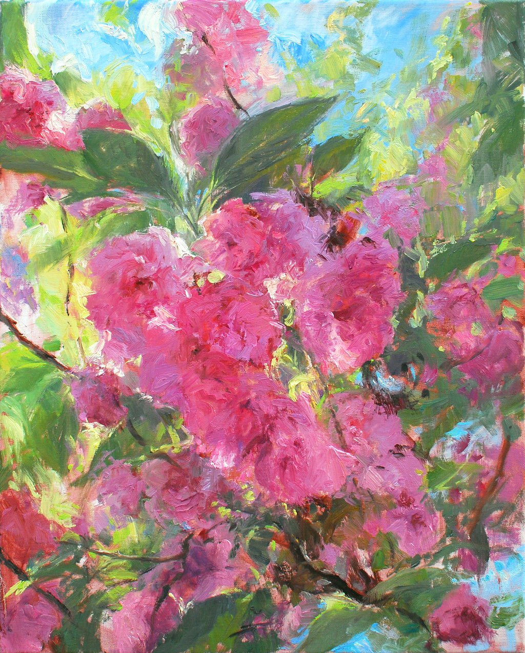 Springtime Eruptions, 16x20