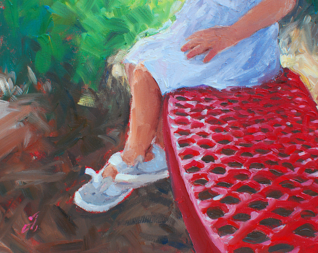 Zuzu, 9x12, oil