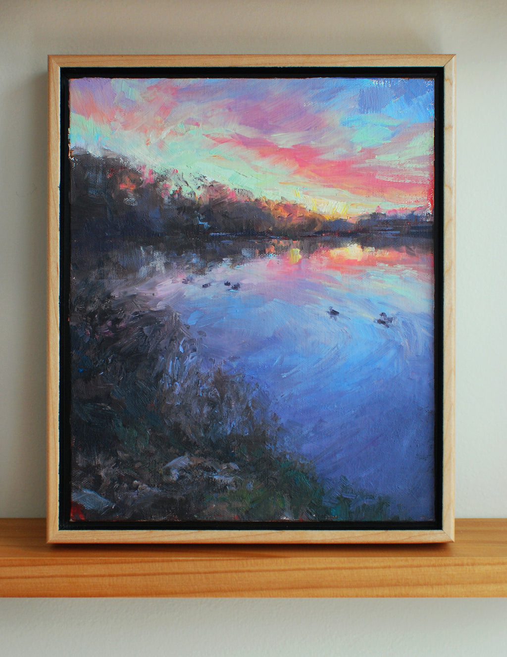 Winter Reflections, 6 5/8x8